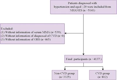 Association between oxidative balance score and cardiovascular diseases: mediating analysis of methylmalonic acid based on the NHANES database